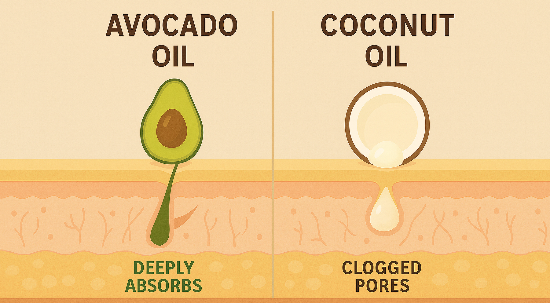Avocado Vs Coconut Massage Oil